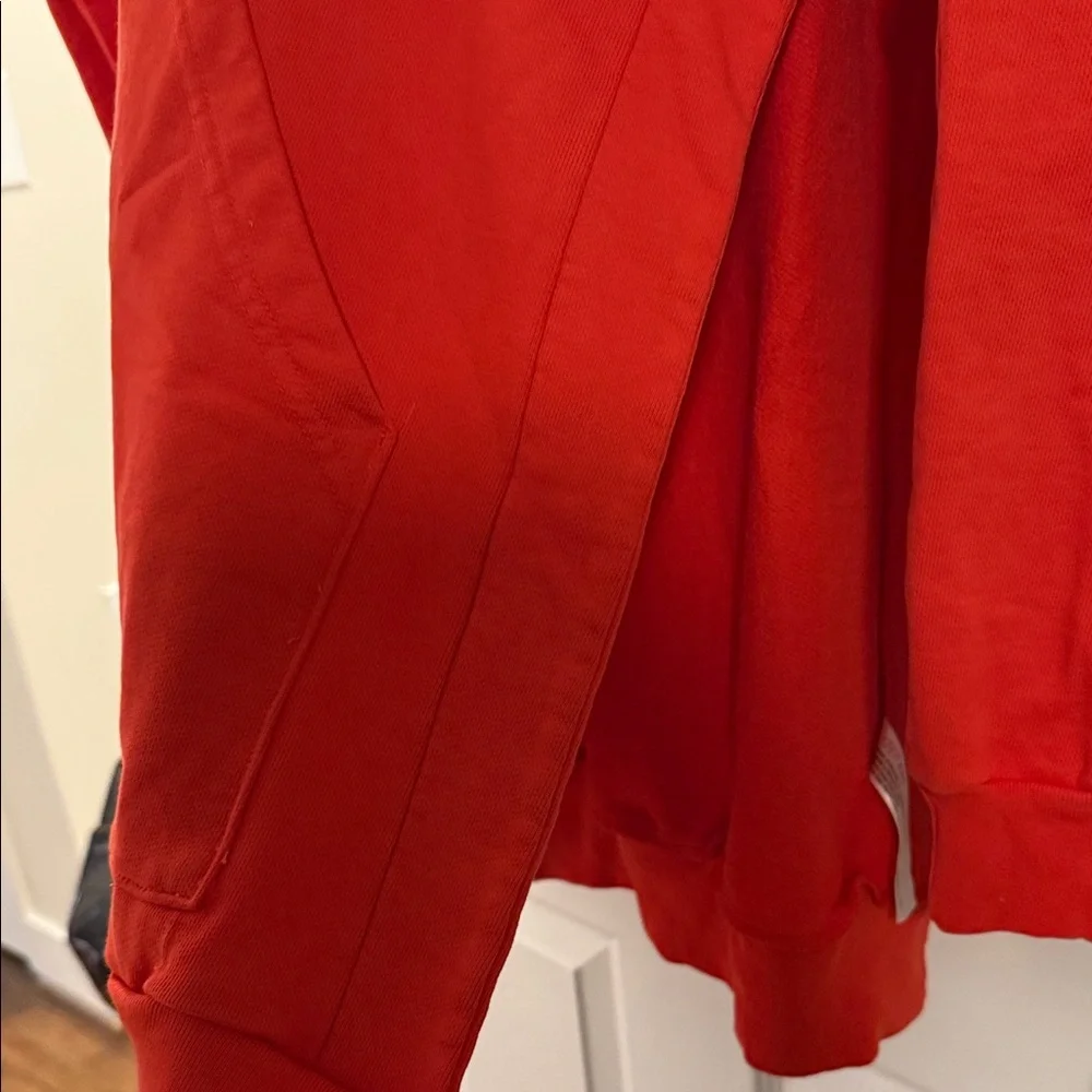 Orange Hoodie Sweatshirt Dress - Picture 7 of 11